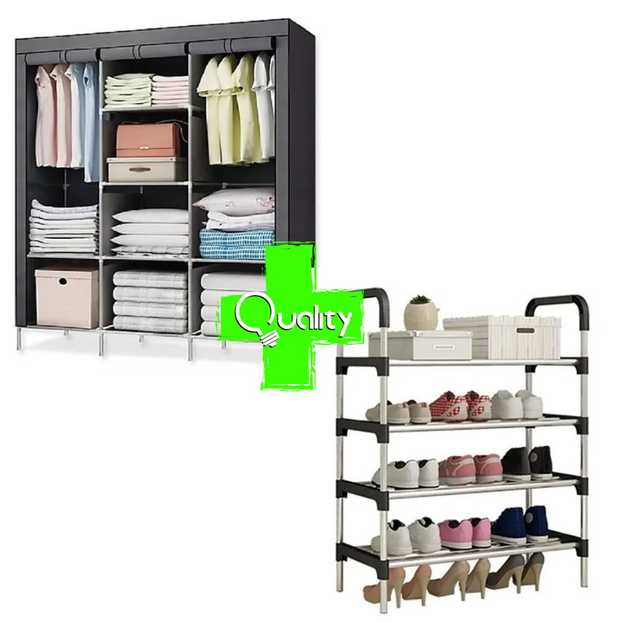 CLOSET TELA 88130 + ZAPATERO 4 NIVELES